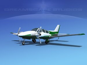 beechcraft aircraft family 3d max