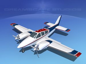 3d beechcraft aircraft family model