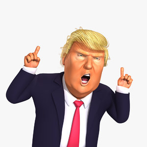 Donald Trump 3d Models For Download Turbosquid