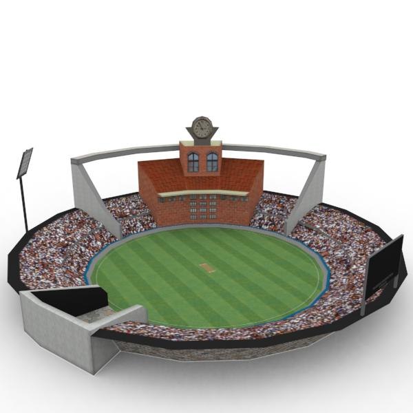 cricket stadium 3d model