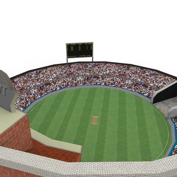 cricket stadium 3d model