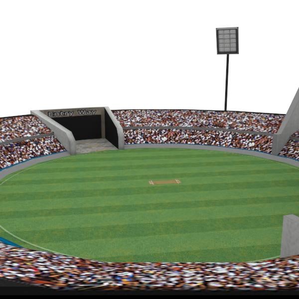 cricket stadium 3d model