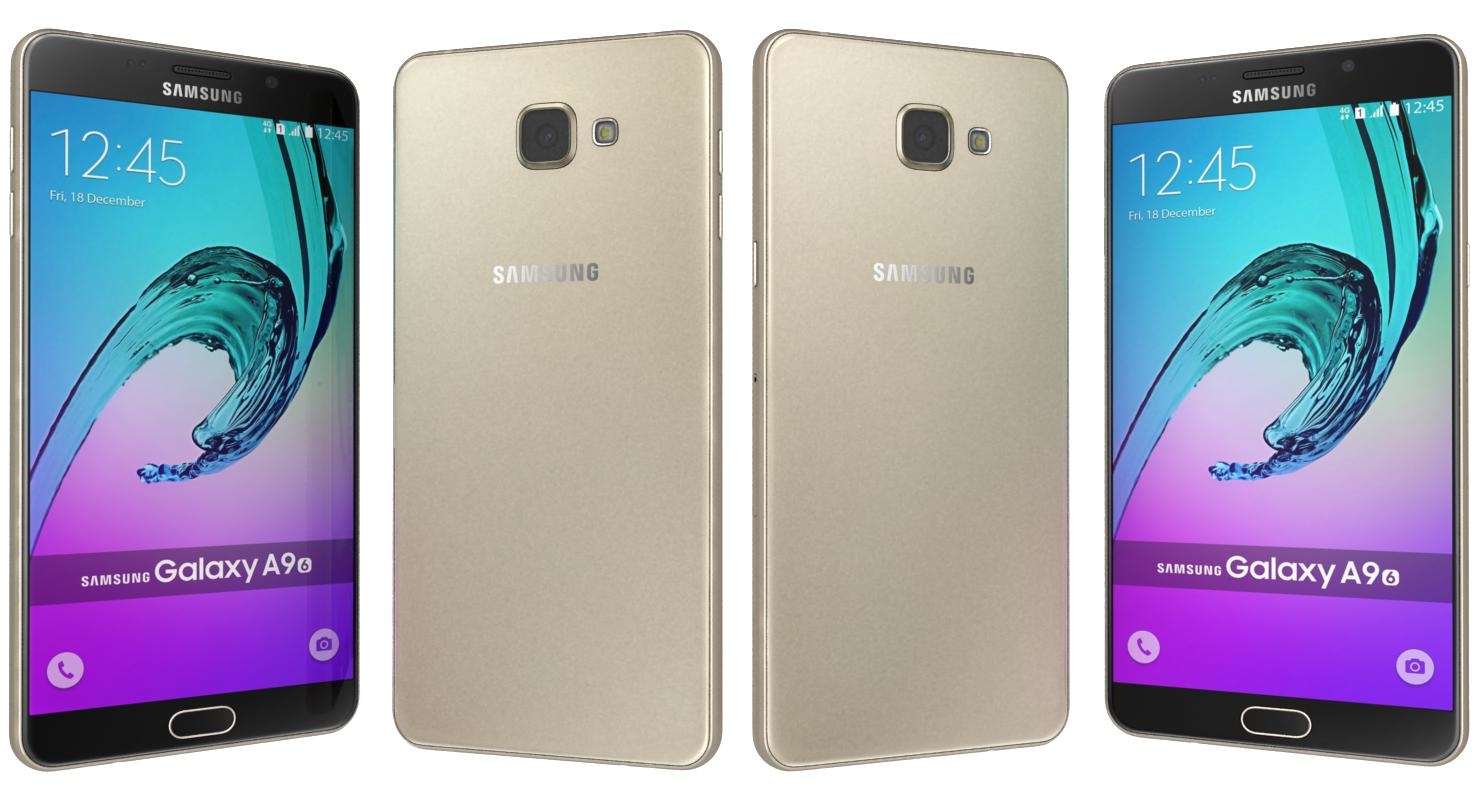 三星galaxy a9 pro香槟金3d模型