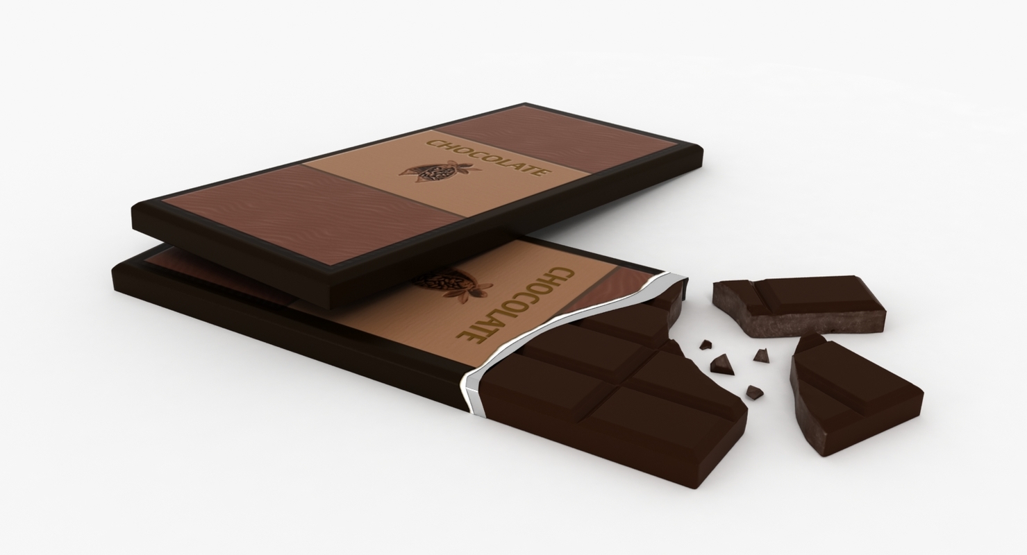 3d Chocolate Bar