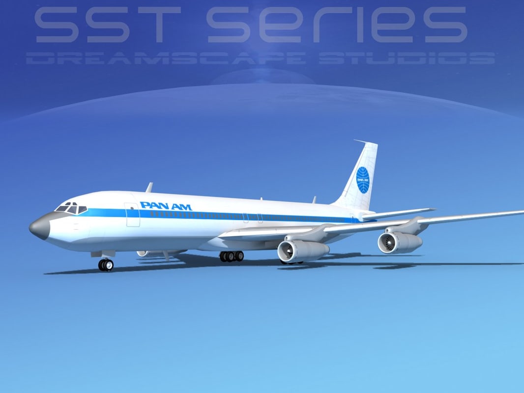 707 320 Boeing 707 Dxf