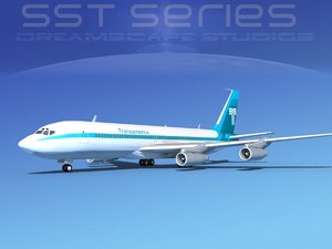 3ds 707-320 boeing 707