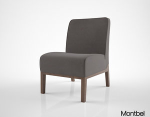 montbel opera lounge chair 3d max