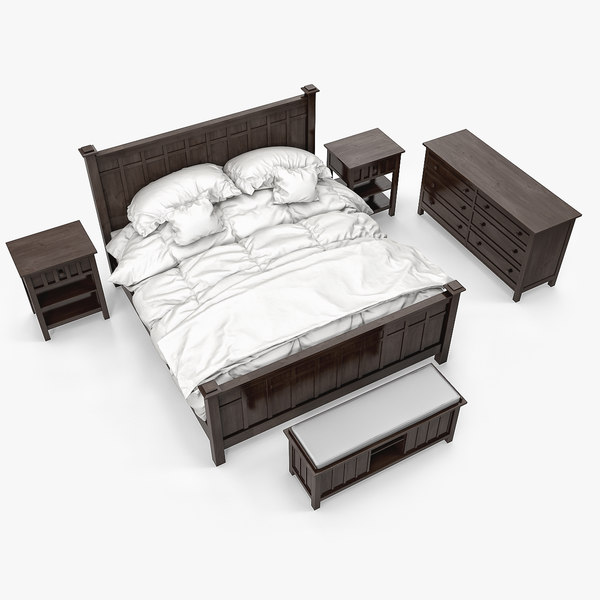 Brighton Bed 3d Max