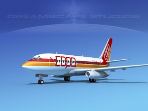 boeing 737 737-100 3d model