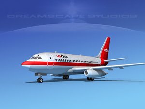 3d boeing 737 737-100 model