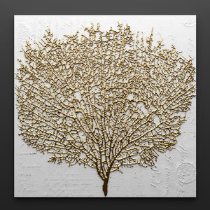 panel painting coral 3d model