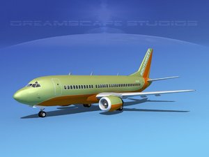 3d model boeing 737 737-300