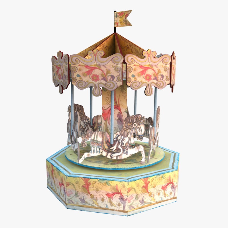 carousel soft toys