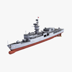 chi yang class frigate 3d model