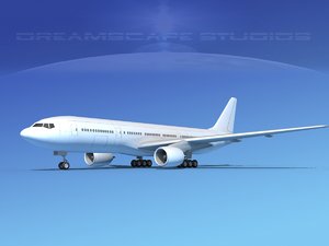 boeing aircraft 3d dxf