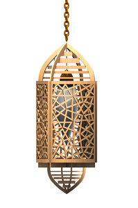 islamic lamp 3d model