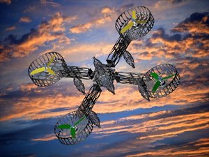 free max model quadcopters frame rigging
