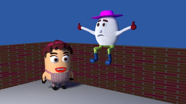 modelo 3d Humpty Dumpy y amigo - TurboSquid 1032953