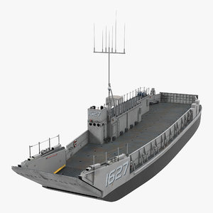 3d model landing craft utility class