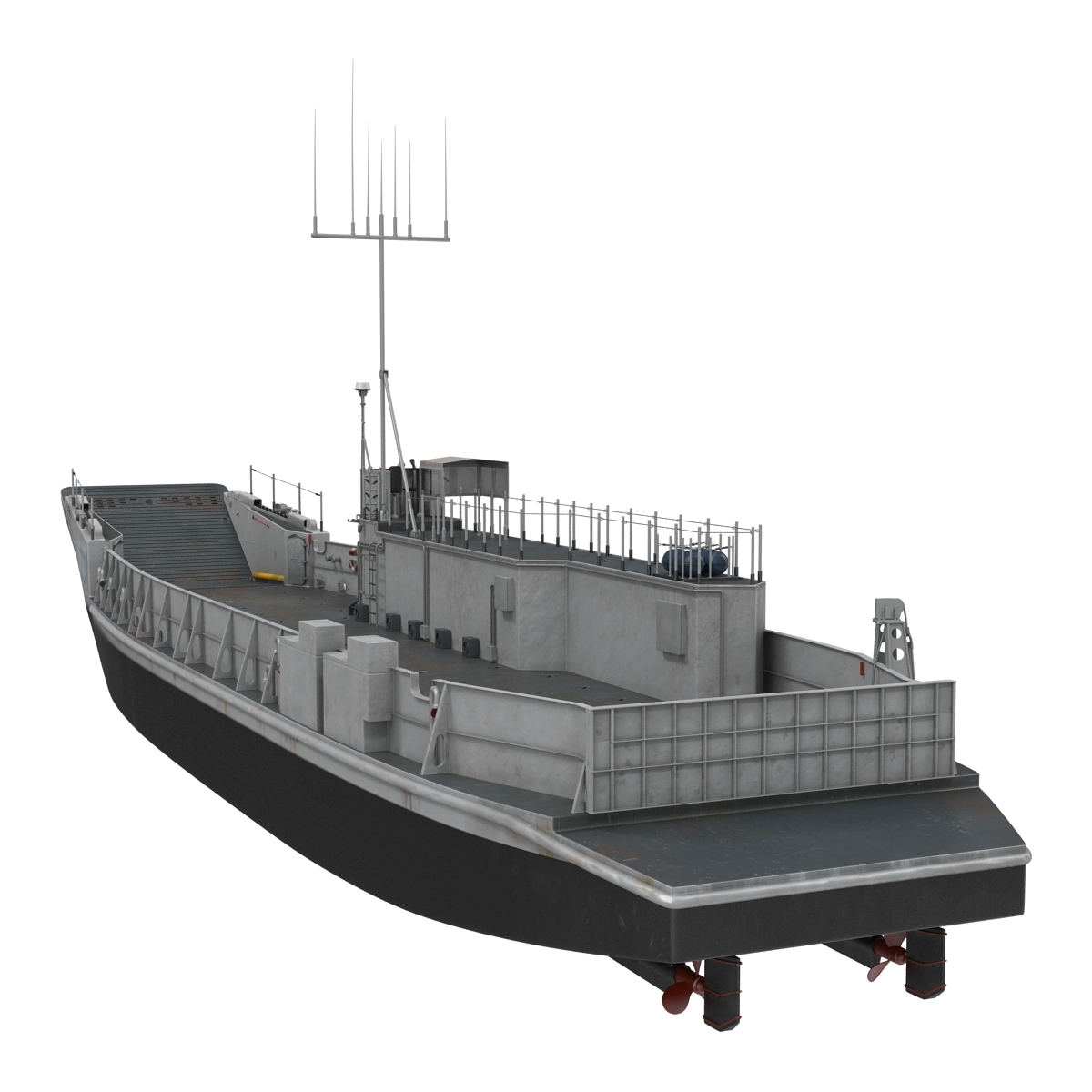 3d model landing craft utility class