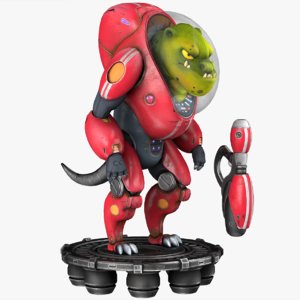 3d model sci-fi creature