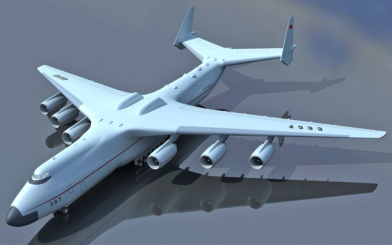 antonov an-225 mriya 3d dxf