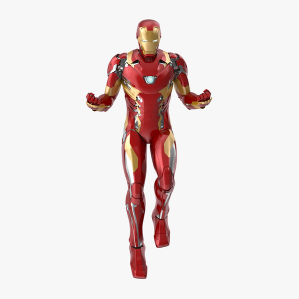 3d Model Iron Man Mark 46