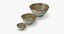 3D ceramics pottery serving model