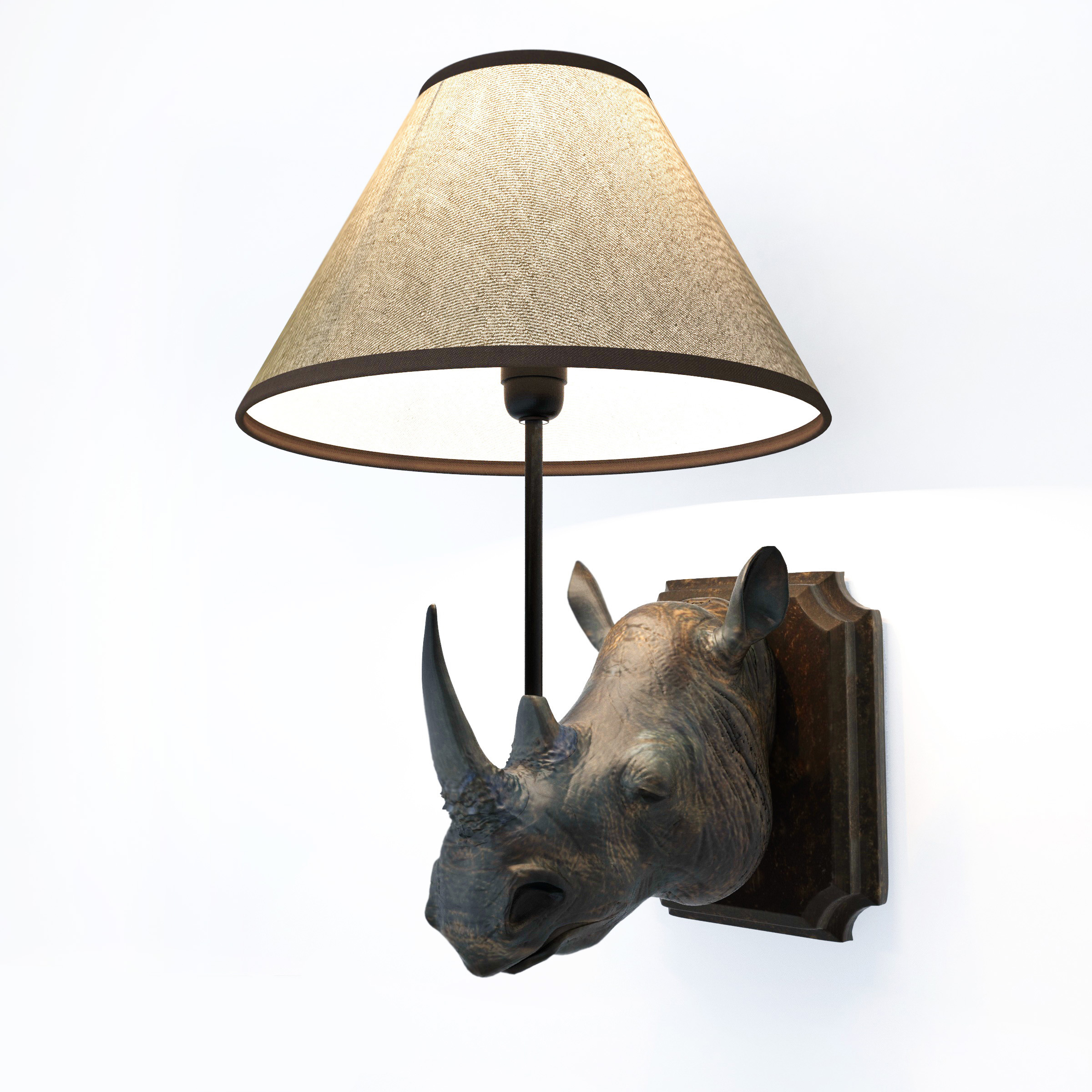 Rhino wall light