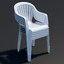 3d max plastic chair