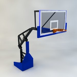 basketball hoop 3d max