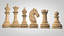 chess pieces set 3d model