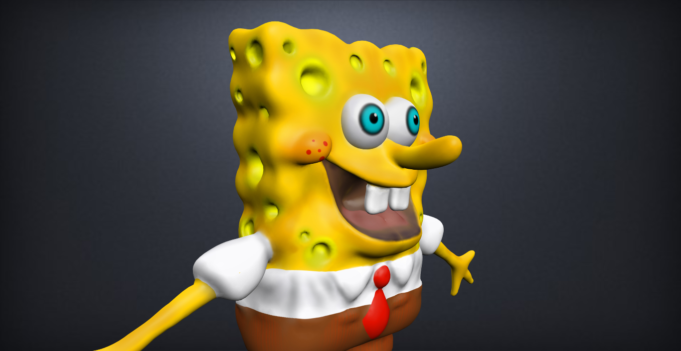 Spongebob Character Sc1 3d Model
