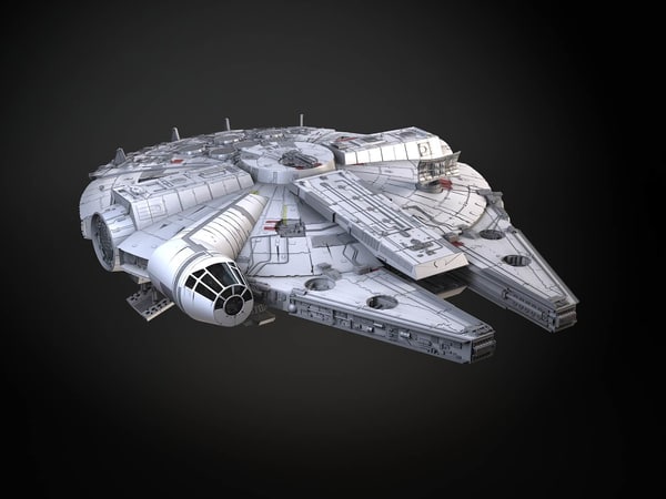 Starwars Millennium Falcon Mit Interieur