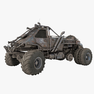 apocalyptic truck 3d max