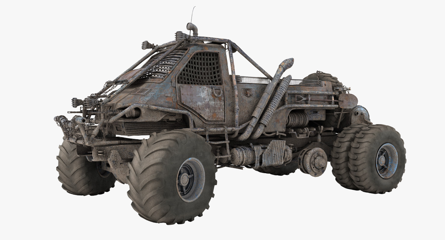 apocalyptic truck 3d max