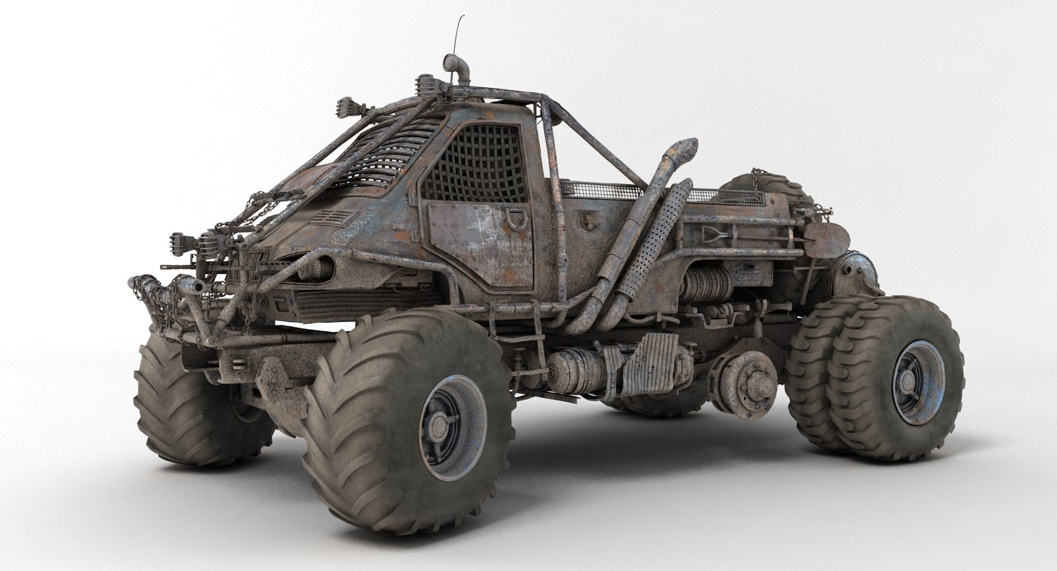 apocalyptic truck 3d max