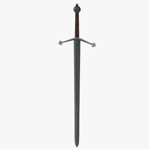 3d x claymore sword