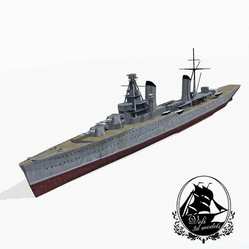 Battlecruiser Kirov 3d Model