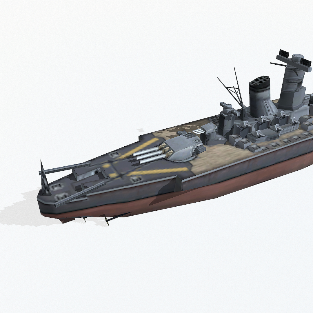 大和号战列舰3d模型