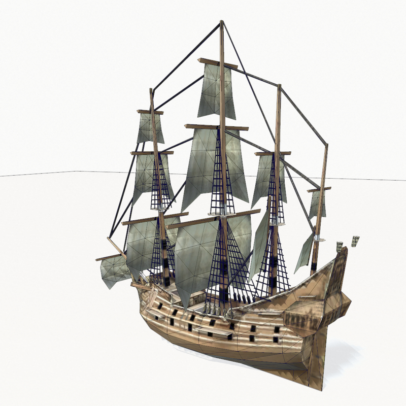 medieval galleon max