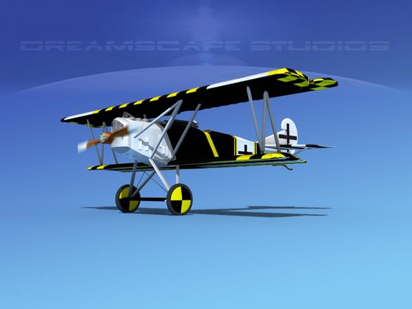 フォッカーDVII V06ドイツ空軍3Dモデル TurboSquid 1034061