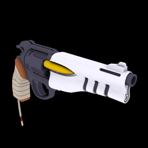 anime grenadier weapon gun 3d model grenadier anime gun