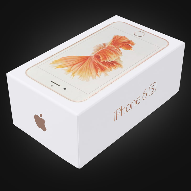 3d iphone 6s box model