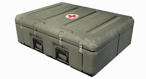 aid crate 3d model