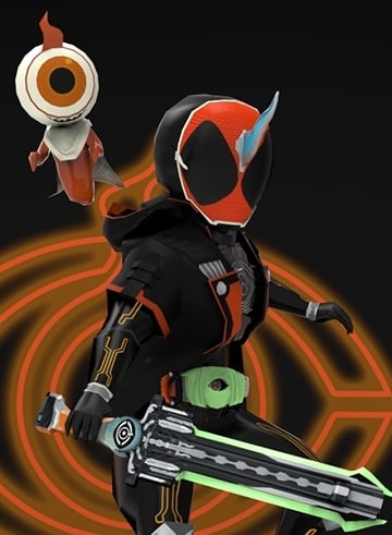 kamen rider ghost 3d model