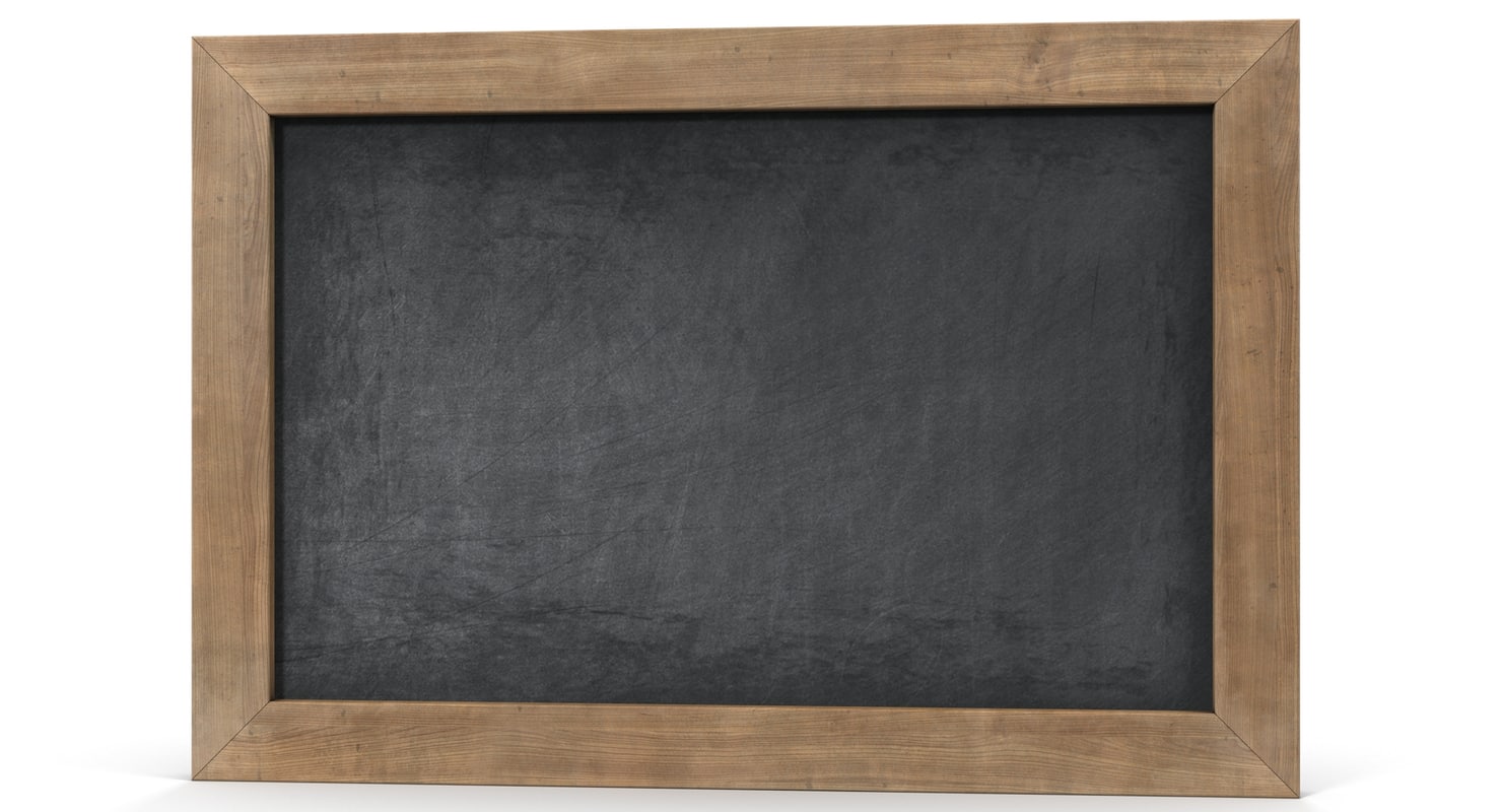 3d model slate board