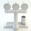 beer tower glass tray dxf
