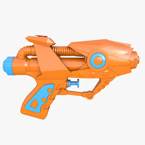 toy water gun 3d model