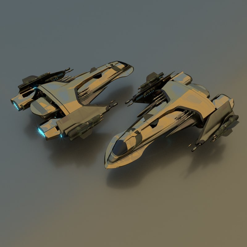 3d model gunship